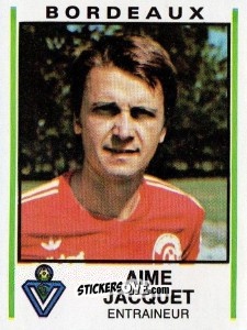 Sticker Aime Jacquet - Football France 1980-1981 n. 53 - Panini