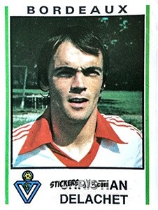 Sticker Christian Delachet - Football France 1980-1981 n. 54 - Panini