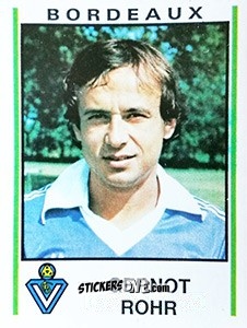 Sticker Gernot Rohr - Football France 1980-1981 n. 56 - Panini
