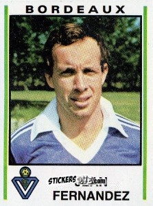 Sticker Jean Fernandez - Football France 1980-1981 n. 59 - Panini