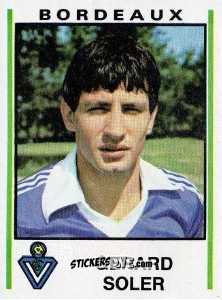 Figurina Gerard Soler - Football France 1980-1981 n. 62 - Panini