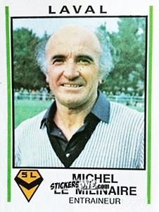 Sticker Michel Le Milinaire - Football France 1980-1981 n. 70 - Panini