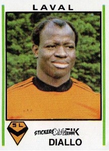 Sticker Cheik Diallo - Football France 1980-1981 n. 81 - Panini