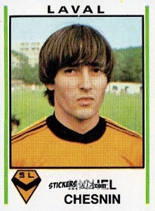 Sticker Michel Chesnin - Football France 1980-1981 n. 84 - Panini