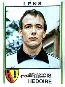 Sticker Francis Hedoire - Football France 1980-1981 n. 88 - Panini