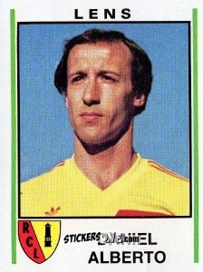 Sticker Daniel Alberto - Football France 1980-1981 n. 90 - Panini