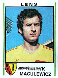 Sticker Henryk Maculewicz - Football France 1980-1981 n. 91 - Panini