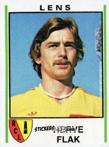 Sticker Herve Flak - Football France 1980-1981 n. 95 - Panini