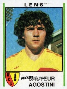 Sticker Sauveur Agostini - Football France 1980-1981 n. 96 - Panini