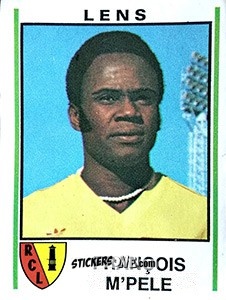 Sticker Francois M'Pele - Football France 1980-1981 n. 97 - Panini