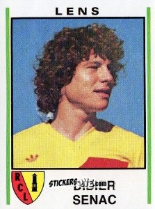 Sticker Didier Senac - Football France 1980-1981 n. 100 - Panini