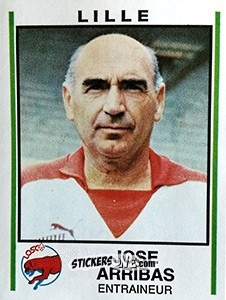 Cromo Jose Arribas - Football France 1980-1981 n. 104 - Panini