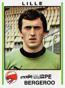 Sticker Philippe Bergeroo - Football France 1980-1981 n. 105 - Panini