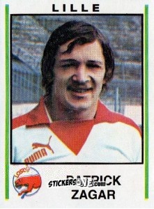 Sticker Patrick Zagar - Football France 1980-1981 n. 106 - Panini
