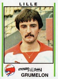 Sticker Alain Grumelon - Football France 1980-1981 n. 108 - Panini
