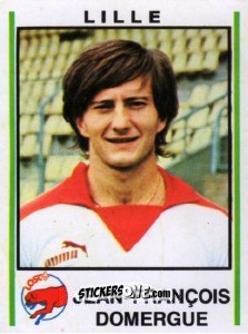 Figurina Jean-Francois Domergue - Football France 1980-1981 n. 109 - Panini