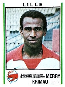 Cromo Abdelkrim Merry Krimau - Football France 1980-1981 n. 112 - Panini