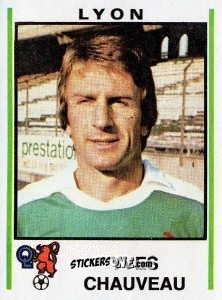 Cromo Yves Chauveau - Football France 1980-1981 n. 122 - Panini
