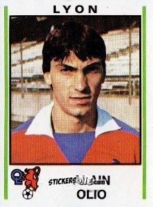 Sticker Alain Olio - Football France 1980-1981 n. 123 - Panini
