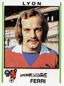 Sticker Andre Ferri - Football France 1980-1981 n. 125 - Panini