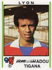 Sticker Jean-Amadou Tigana - Football France 1980-1981 n. 128 - Panini