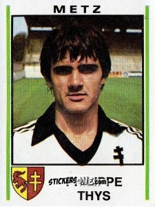 Sticker Philippe Thys - Football France 1980-1981 n. 140 - Panini