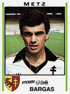 Figurina Ugo Bargas - Football France 1980-1981 n. 142 - Panini
