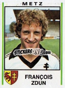 Cromo Francois Zdun - Football France 1980-1981 n. 143 - Panini