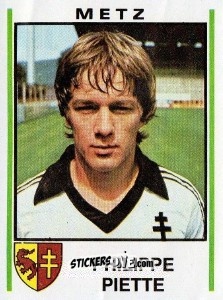 Sticker Philippe Piette - Football France 1980-1981 n. 145 - Panini