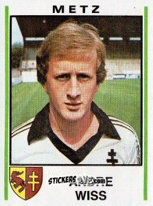 Sticker Andre Wiss - Football France 1980-1981 n. 147 - Panini