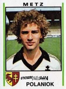 Cromo Alain Polaniok - Football France 1980-1981 n. 148 - Panini