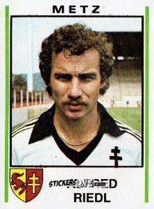 Sticker Alfred Riedl - Football France 1980-1981 n. 149 - Panini