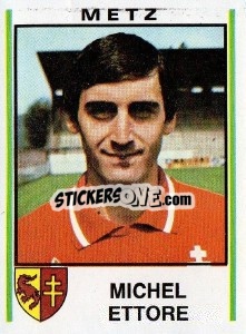 Sticker Michel Ettore - Football France 1980-1981 n. 150 - Panini
