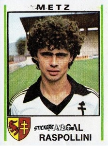Figurina Pascal Raspollini - Football France 1980-1981 n. 152 - Panini