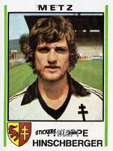 Figurina Philippe Hinschberger - Football France 1980-1981 n. 153 - Panini