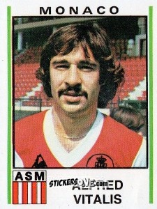 Sticker Alfred Vitalis - Football France 1980-1981 n. 160 - Panini