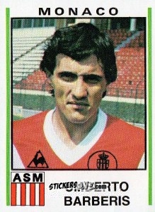 Sticker Umberto Barberis - Football France 1980-1981 n. 163 - Panini