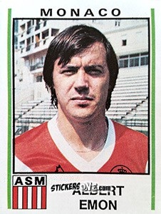 Sticker Albert Emon - Football France 1980-1981 n. 166 - Panini