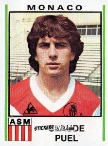 Sticker Claude Puel - Football France 1980-1981 n. 168 - Panini