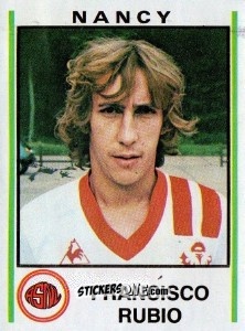 Sticker Francisco Rubio - Football France 1980-1981 n. 179 - Panini