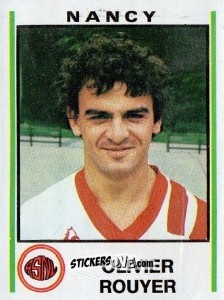 Sticker Olivier Rouyer - Football France 1980-1981 n. 181 - Panini