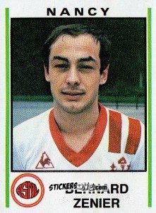 Sticker Bernard Zenier - Football France 1980-1981 n. 183 - Panini