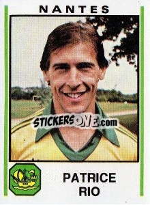 Sticker Patrice Rio - Football France 1980-1981 n. 192 - Panini