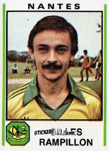 Sticker Gilles Rampillon - Football France 1980-1981 n. 197 - Panini