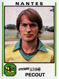 Cromo Eric Pecout - Football France 1980-1981 n. 199 - Panini