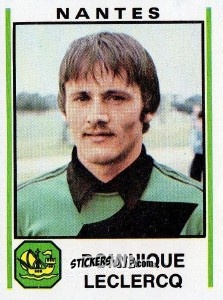 Sticker Dominique Leclercq - Football France 1980-1981 n. 201 - Panini
