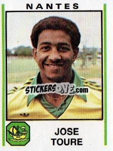 Sticker Hjose Toure - Football France 1980-1981 n. 203 - Panini