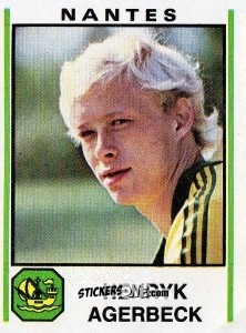 Figurina Henryk Agerbeck - Football France 1980-1981 n. 204 - Panini