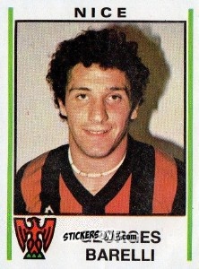 Cromo Georges Barelli - Football France 1980-1981 n. 208 - Panini
