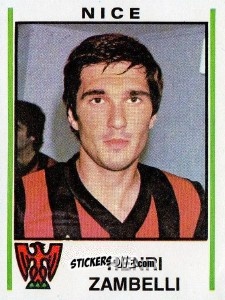 Figurina Henri Zambelli - Football France 1980-1981 n. 209 - Panini